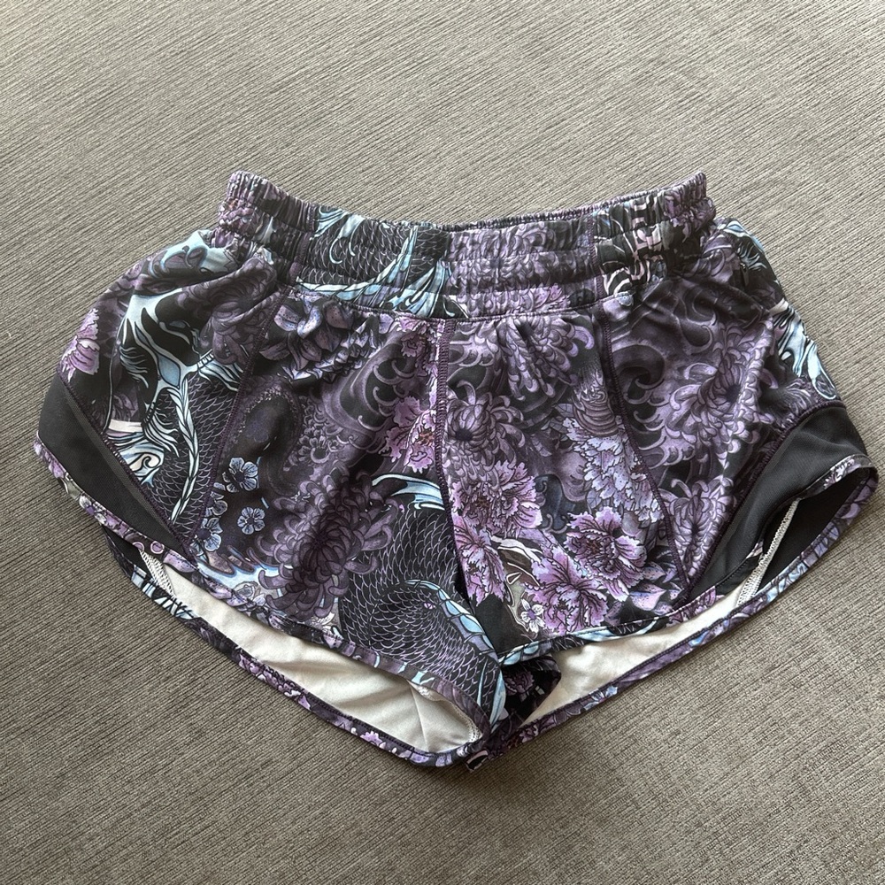 Lululemon purple shorts